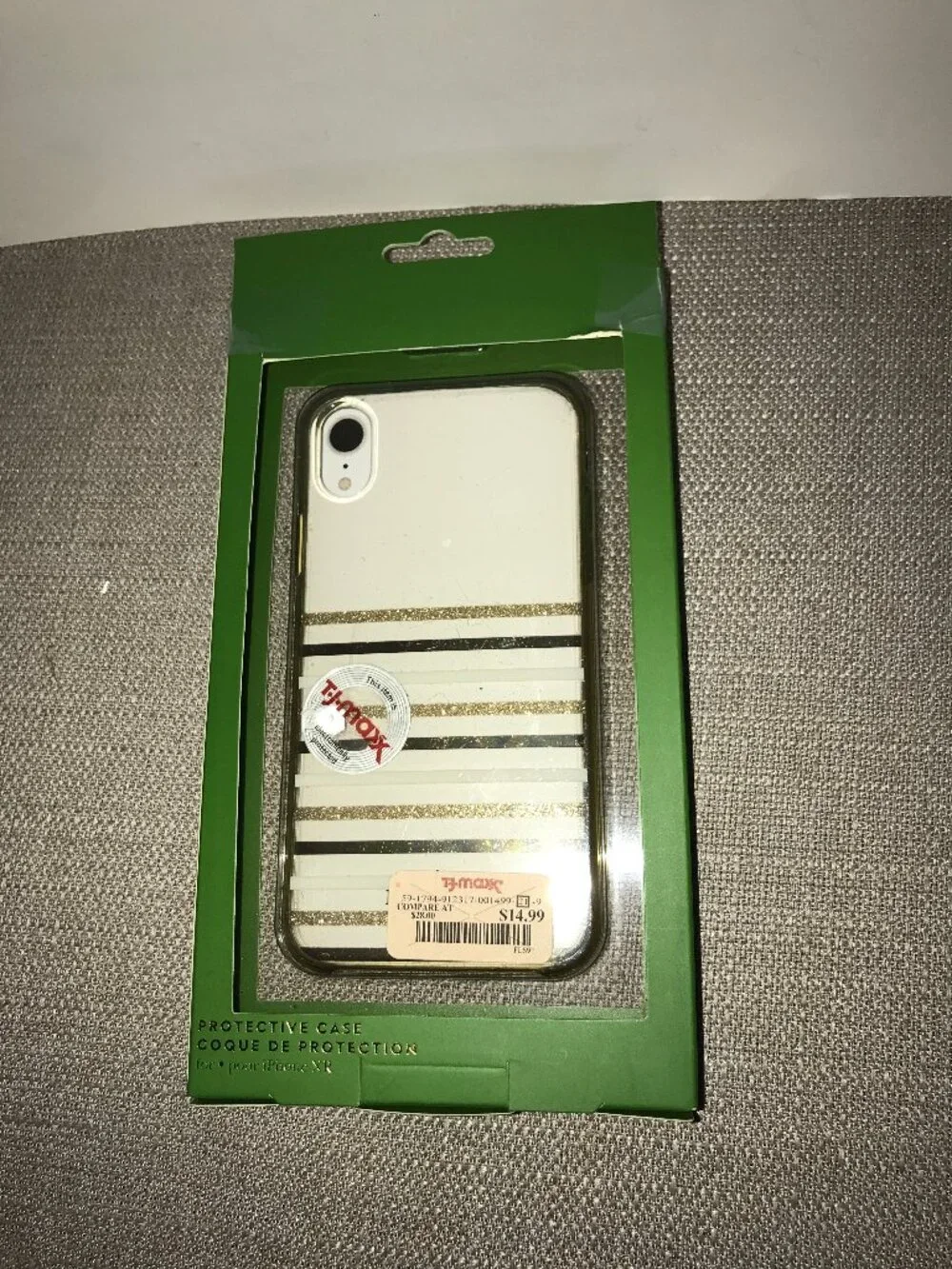 New Kate Spade Iphone XR Protective Phone Case - Striped
